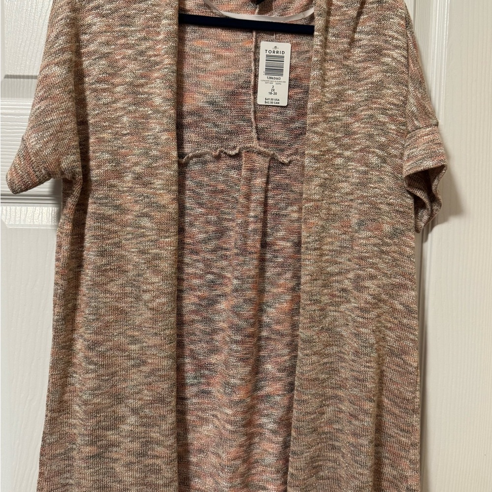 Torrid Space Dye Hacci Dolman Cardigan
